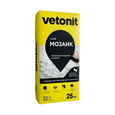 Клей Vetonit MOSAIC белый 25кг